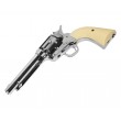 Пневматический револьвер Umarex Colt SAA 45 BB Nickel (5,5”) - фото № 5