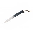 Нож складной Opinel Tradition Colored №08, 8,5 см, нерж. сталь, рукоять граб, серый - фото № 1