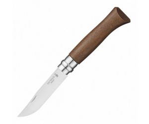 Нож складной Opinel Tradition Luxury №08, клинок 8,5 см, нерж. сталь, рукоять орех