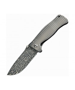 Нож складной LionSteel SR-1 Damascus SR1DL G