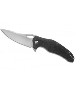 Нож складной Brous VR-71 Flipper Carbon Fiber (Satin Blade)