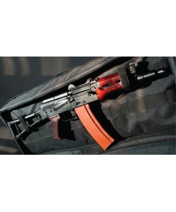 Кейс Vektor А-9-1, 102x30x6 см, из капрона с ППЭ, система Molle, 2 кармана под магазины (черный)