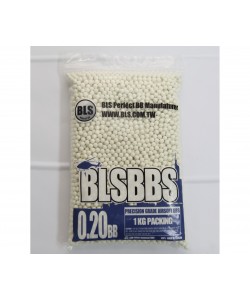 Шары для страйкбола BLS 0,20 г, 5000 штук (1 кг, белые) 1KG-H2