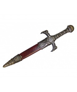 Дага (кинжал) Ричарда Львиное Сердце, в красных ножнах (XII век) DE-4157-N