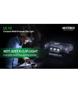 Фонарь NexTORCH UL10 с клипсой, 65 люмен, 3 режима