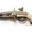 Макет пистолет кремневый двуствольный, под кость (Англия, 1750 г.) DE-1264 - фото № 5