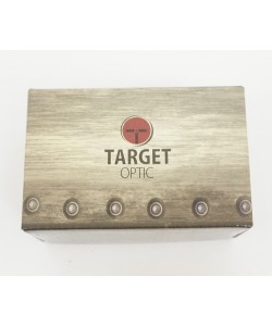 Коллиматорный прицел Target Optic 1x22, закрытый, красная точка, на Weaver
