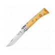Нож складной Opinel Tradition Nature №07, 8 см, рукоять самшит, рис. звезды - фото № 1