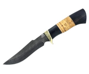 Нож ручной работы из дамасской стали КАРДИНАЛ (2380)д