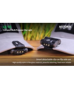 Фонарь NexTORCH UL10 с клипсой, 65 люмен, 3 режима