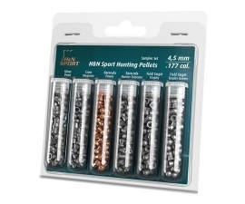 Пули для пневматики H&N Hunting Sampler Set (набор) 4,5 мм, 215 штук
