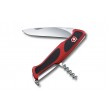 Нож складной Victorinox RangerGrip 0.9523.C (130 мм, красный с черным) - фото № 1