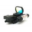Коллиматорный прицел Sightmark Laser Dual Shot, панорамный с ЛЦУ, 4 марки (SM13002)