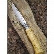 Нож складной Opinel Tradition Nature №07, 8 см, рукоять самшит, рис. листья - фото № 2