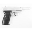 Страйкбольный пистолет Galaxy G.21S (Walther P38) серебристый - фото № 2