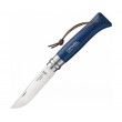 Нож складной Opinel Tradition Colored №08, 8,5 см, нерж. сталь, рукоять граб, синий - фото № 1