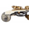 Макет пистолет кремневый двуствольный, под кость (Англия, 1750 г.) DE-1264 - фото № 8