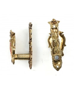 Крепление настенное «Геральдика-Лилия», латунь (DE-24-L)