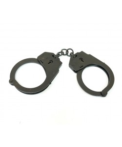 Наручники конвойные с фиксатором БР-1КФ «Краб» (вороненые)