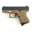 Страйкбольный пистолет WE Glock-27 Gen.3 Tan (WE-G006A-TN) - фото № 1