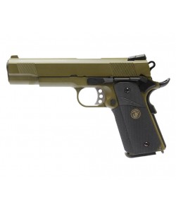 Страйкбольный пистолет WE Colt M1911A1 M.E.U. Olive (WE-E008A-OD)