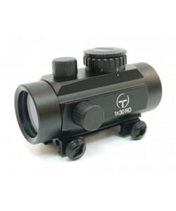 Коллиматорный прицел Target Optic 1x30, закрытый, красная точка, на Weaver