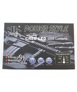 Фонарь тактический подствольный Q090 на Weaver, выносная кнопка