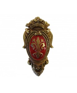 Крепление настенное «Геральдика-Лилия», латунь (DE-24-L)