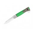 Нож складной Opinel Specialists Explore №12, 10 см, свисток, стропорез, зеленый/серый - фото № 1