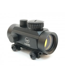 Коллиматорный прицел Target Optic 1x30, закрытый, красная точка, на Weaver