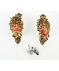 Крепление настенное «Геральдика-Лилия», латунь (DE-24-L)