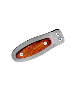 Держатель для денег LionSteel, титан/дерево