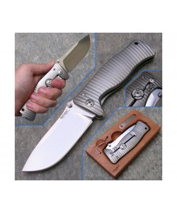 Нож складной LionSteel Titanium Gray Frame SR1 G (SR-1 TI G)	