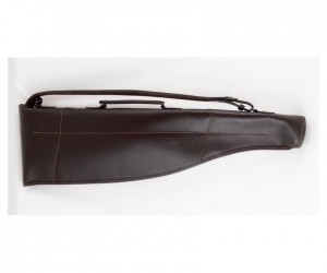 Чехол Vektor К-54 для любого двуствольного ружья в разобранном виде, 76 см, из натуральной кожи