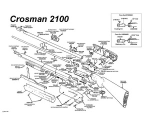 Втулка фторопластовая клапана накачки CROSMAN АМ 77, 2100