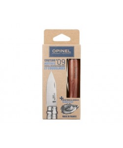Нож складной Opinel Specialists for Foodies №09 для устриц, 6,5 см, нерж. сталь, рукоять падук