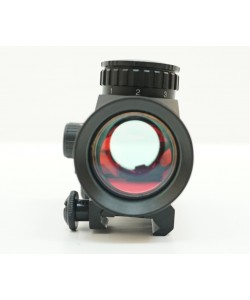 Коллиматорный прицел Target Optic 1x30, закрытый, красная точка, на Weaver