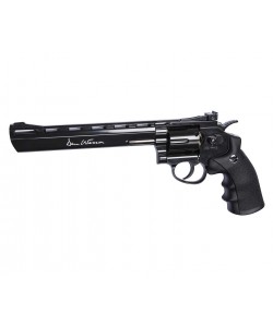 Пневматический револьвер ASG Dan Wesson 8” Black (пулевой)