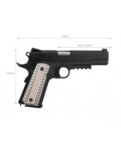 Страйкбольный пистолет WE Colt M45A1 Black (WE-E015-BK)