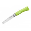 Нож складной Opinel MyFirstOpinel №07, 8 см, нерж. сталь, рукоять граб, зеленый - фото № 1