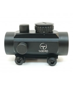 Коллиматорный прицел Target Optic 1x30, закрытый, красная точка, на Weaver