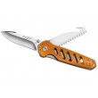 Нож складной Buck Alpha CrossLock Folding Orange Gut Hook B0183ORS - фото № 1