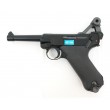 Страйкбольный пистолет WE Luger P08 4” Black (WE-P001) - фото № 5