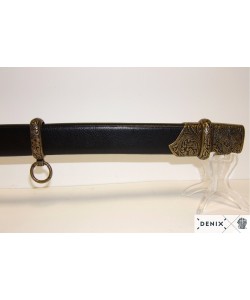 Шашка казачья в черных ножнах, латунь (Россия, 1881 г.) DE-4135