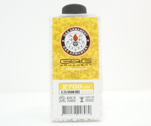 Шары для страйкбола G&G 0,25 г, 2700 штук (белые, бутылка) G-07-218