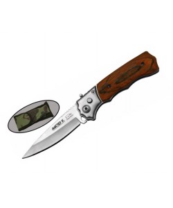 Нож автоматический Мастер Клинок MA006 с деревянной рукоятью
