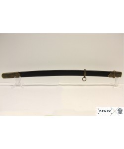 Шашка казачья в черных ножнах, латунь (Россия, 1881 г.) DE-4135