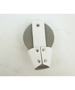 Чехол для наручников «БРС» открытый (кожа) белый