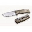 Нож складной LionSteel Grey Titanium Mini SR2 B - фото № 3