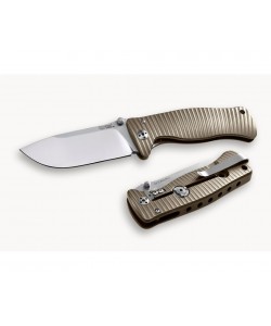 Нож складной LionSteel Grey Titanium Mini SR2 B